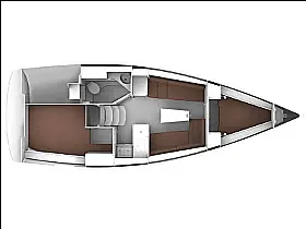 Bavaria Cruiser 34 - Layout