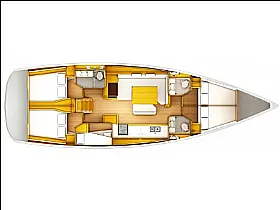Sun Odyssey 519 - Layout