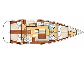 Oceanis 50 Family - Layout