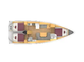 Bavaria C 42 - Layout