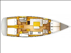 Sun Odyssey 509 - Layout