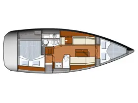 Sun Odyssey 33i - Layout