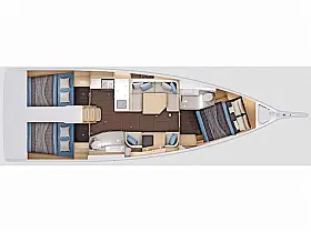 Sun Odyssey 415 - Layout