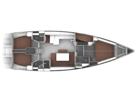 Bavaria Cruiser 51 - Layout