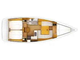 Sun odyssey 379 performance - Layout